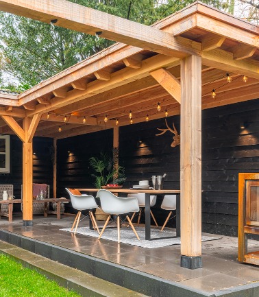 houten overkapping
