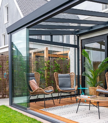 overkapping aan huis