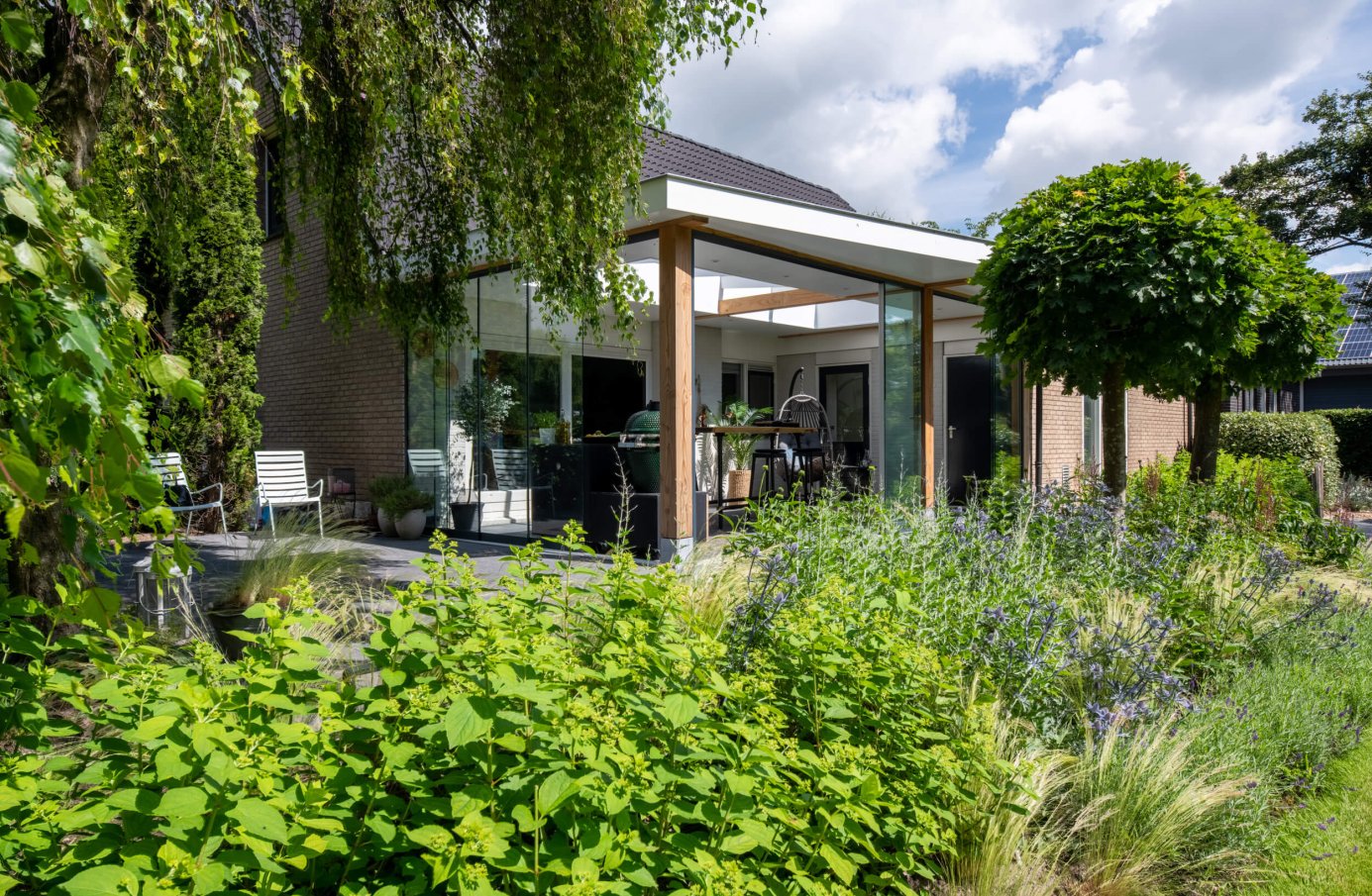 Prachtige overkapping op maat