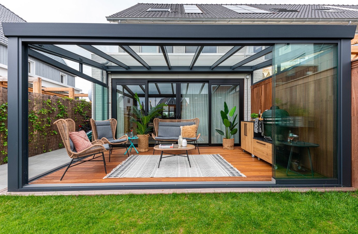 overkapping aan huis
