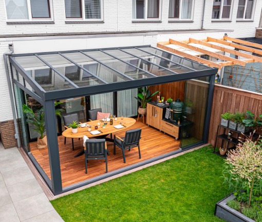 overkapping aan huis