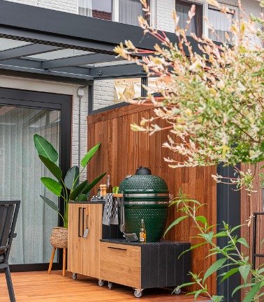 overkapping aan huis